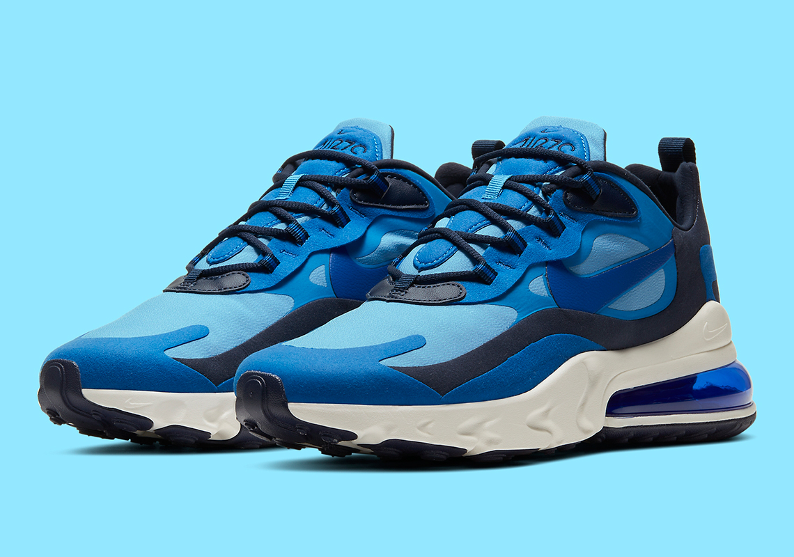 Nike Air Max 270 React Arrives In "Triple Blue"