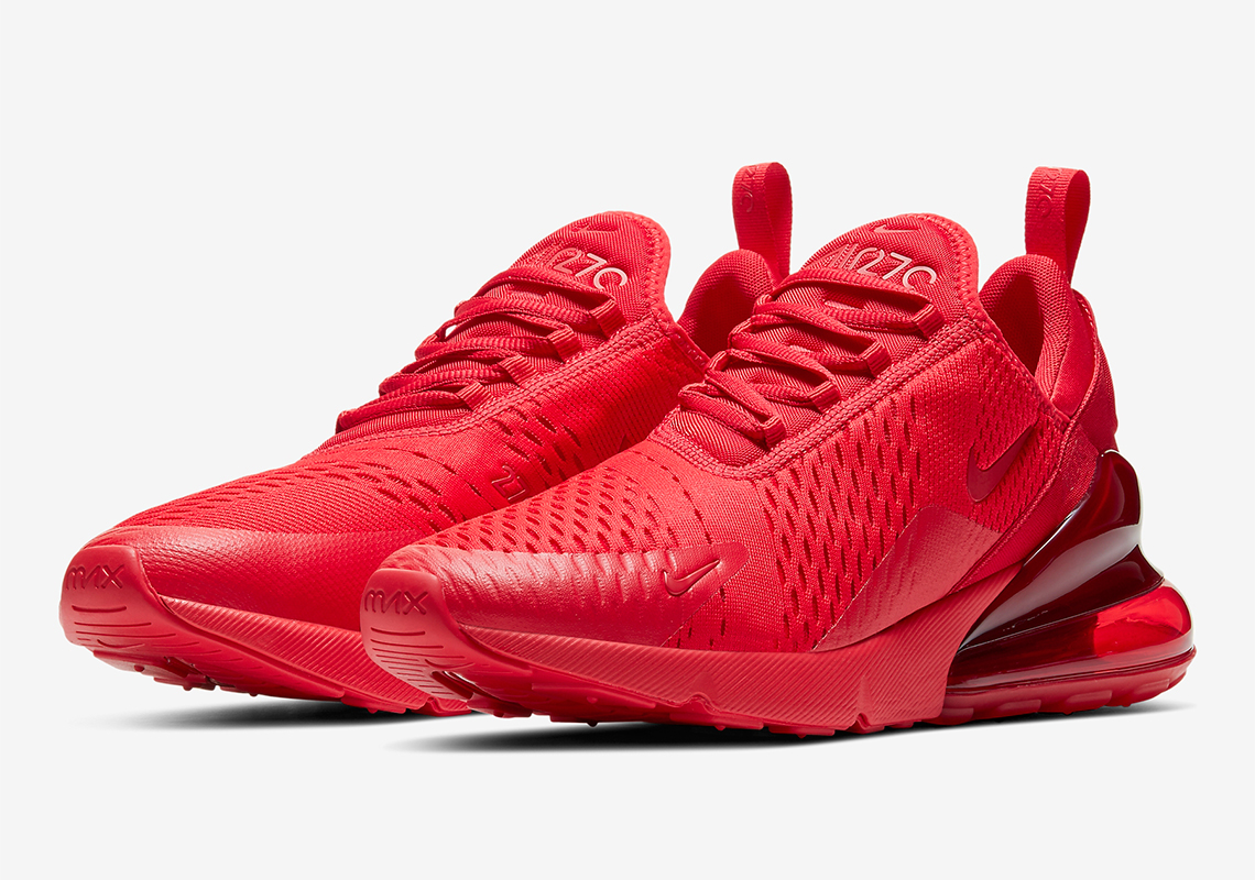 Nike Air Max 270 Triple Red Cv7544 600 1