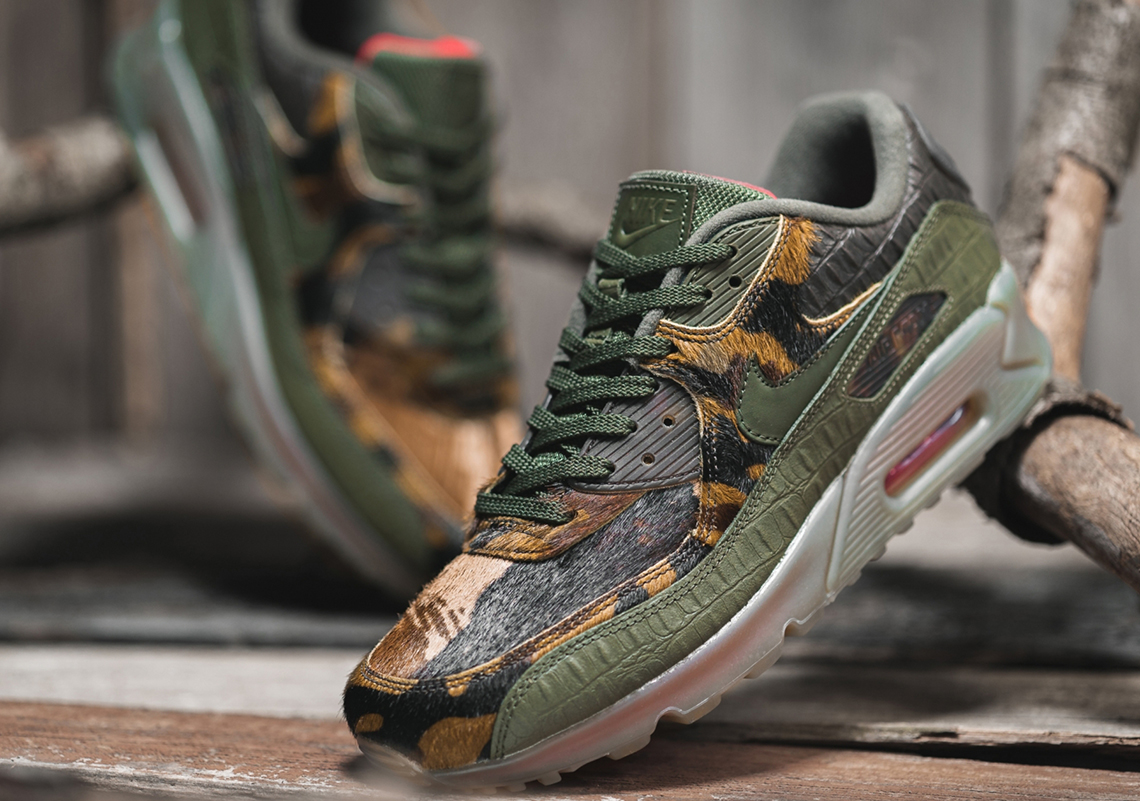 The Wild Nike Air Max 90 "Croc Camo" Releases On November 21st