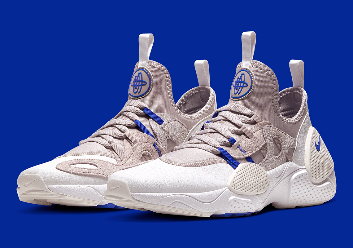 The Nike Huarache E.D.G.E. TXT Arrives In Soft Grey And Royal