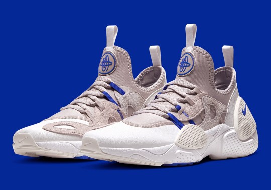 The Nike Huarache E.D.G.E. TXT Arrives In Soft Grey And Royal