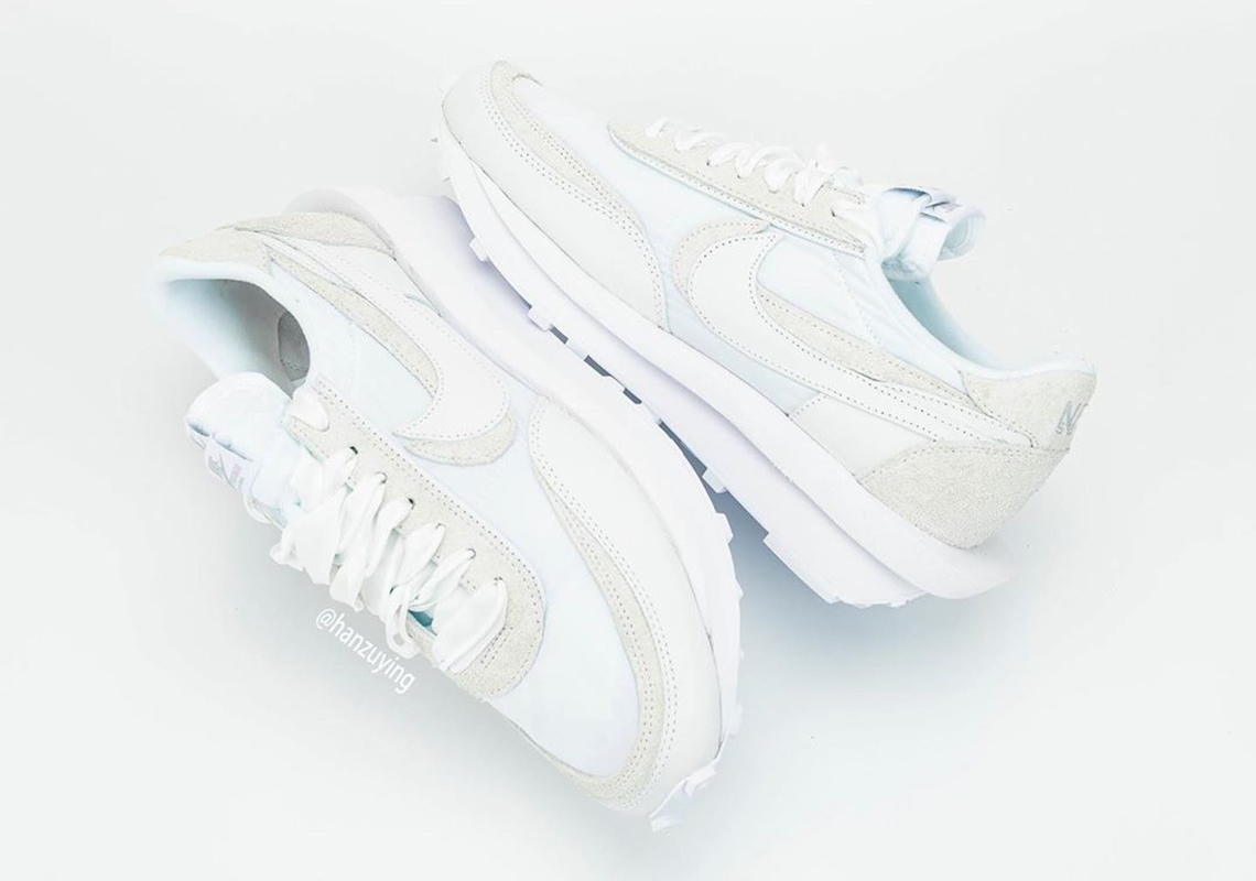 Sacai Nike Ldwaffle White Nylon Bv0073 101 6