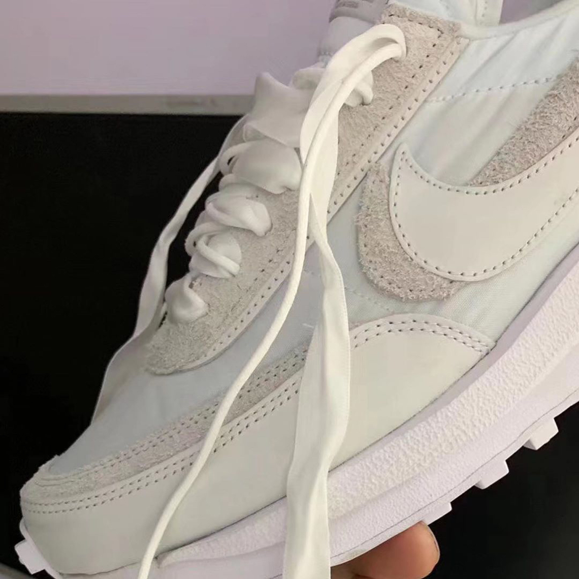 Sacai Nike Ldwaffle White Nylon Release Info 2