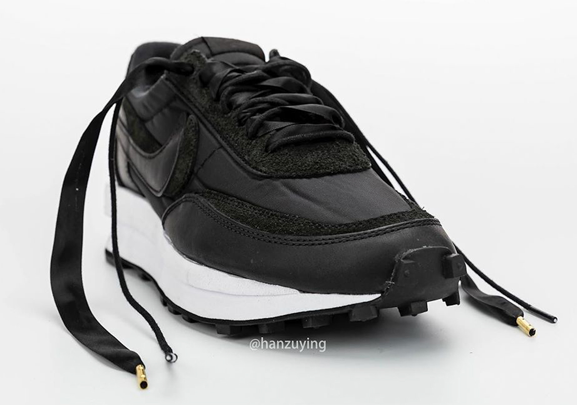 Sacai Nike Ldwaffle Black Nylon Bv0073 002 2 1