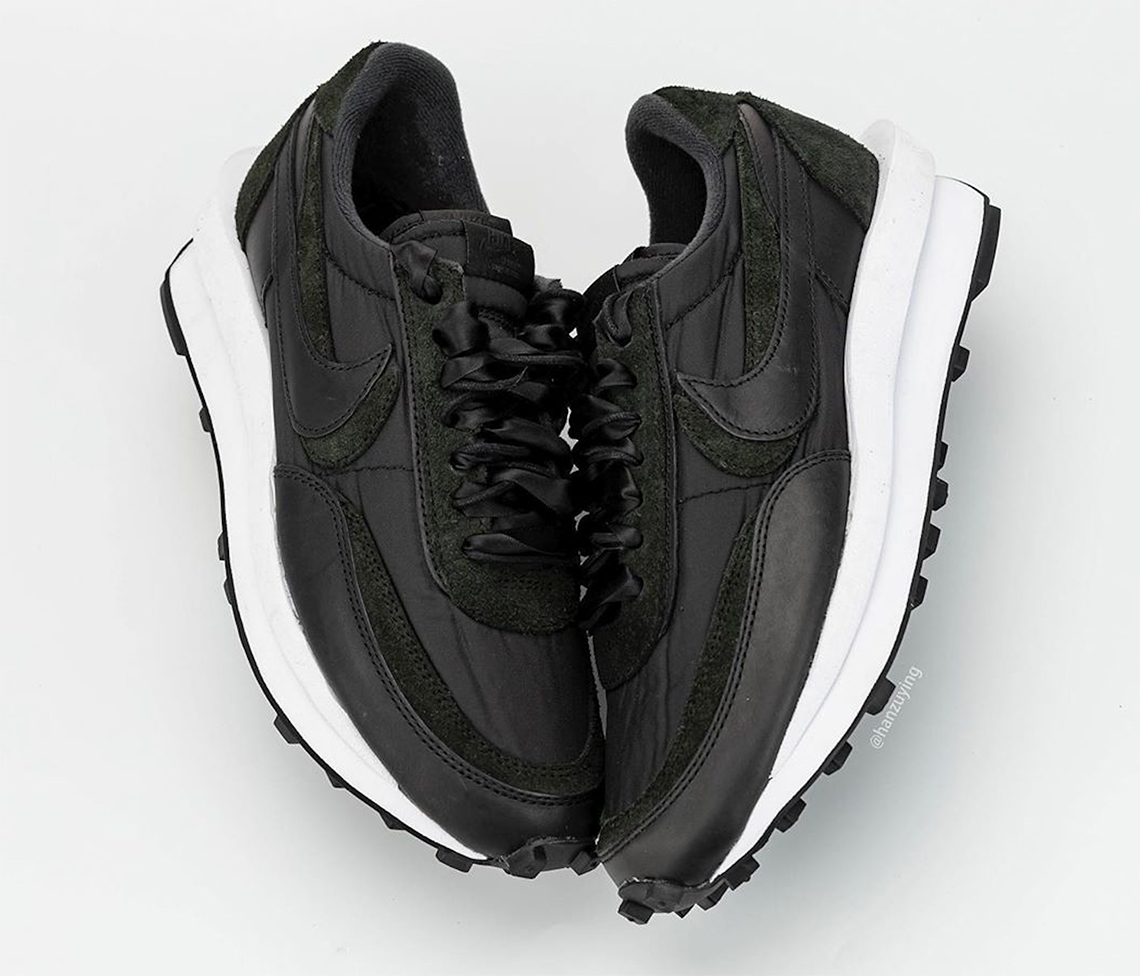 Sacai Nike Ldwaffle Black Nylon Bv0073 002 4 1