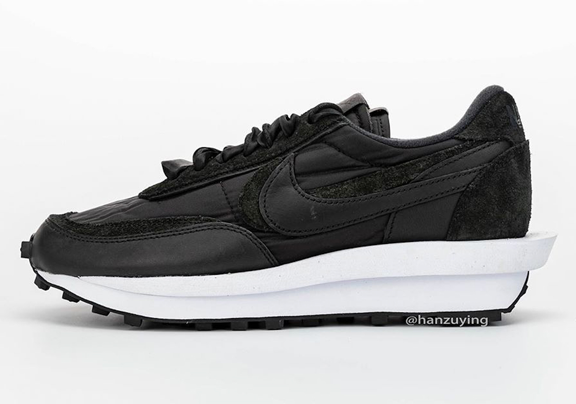 Sacai Nike Ldwaffle Black Nylon Bv0073 002 8 1