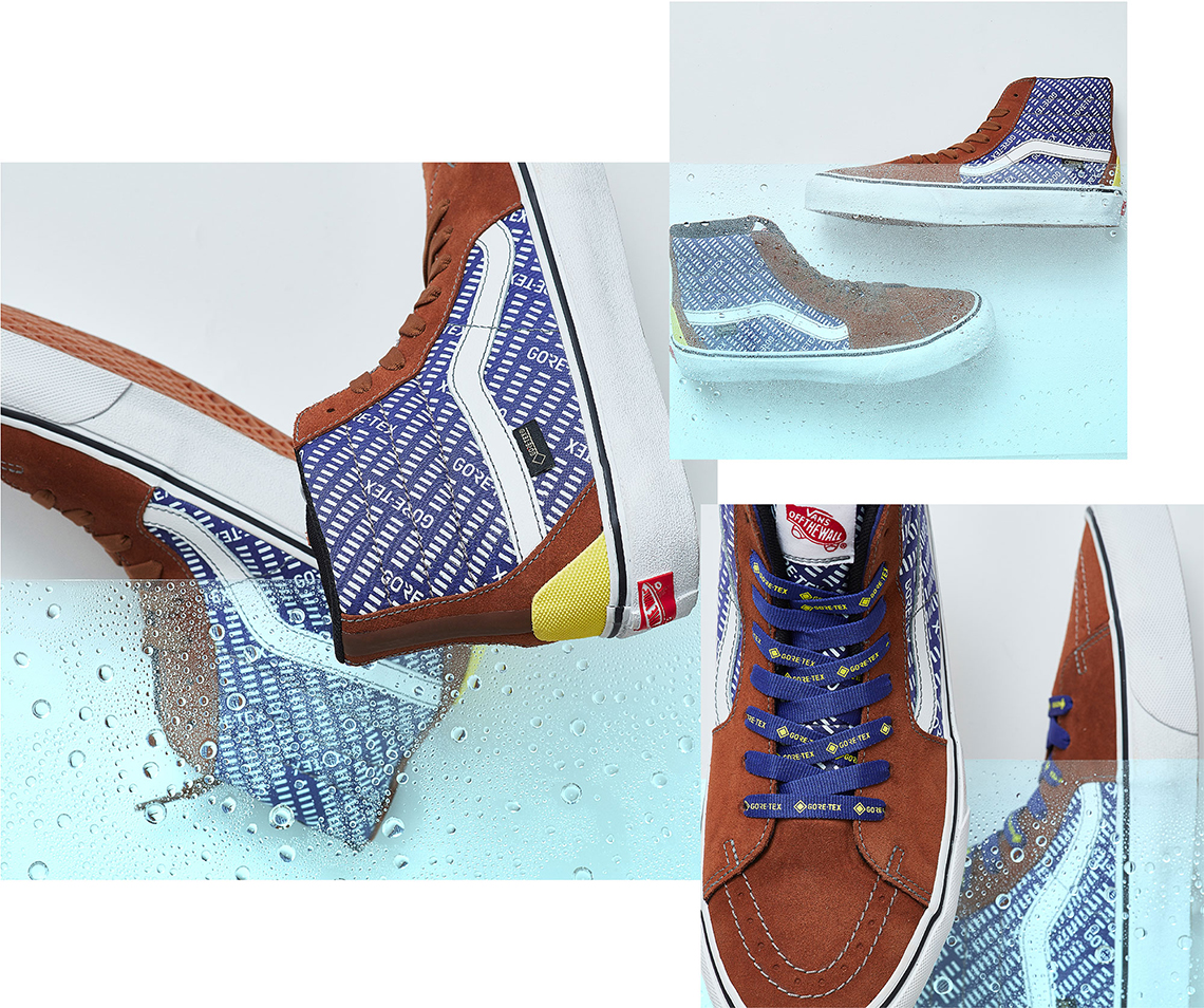 Vans Sk8 Hi Gore Tex Blue Brown