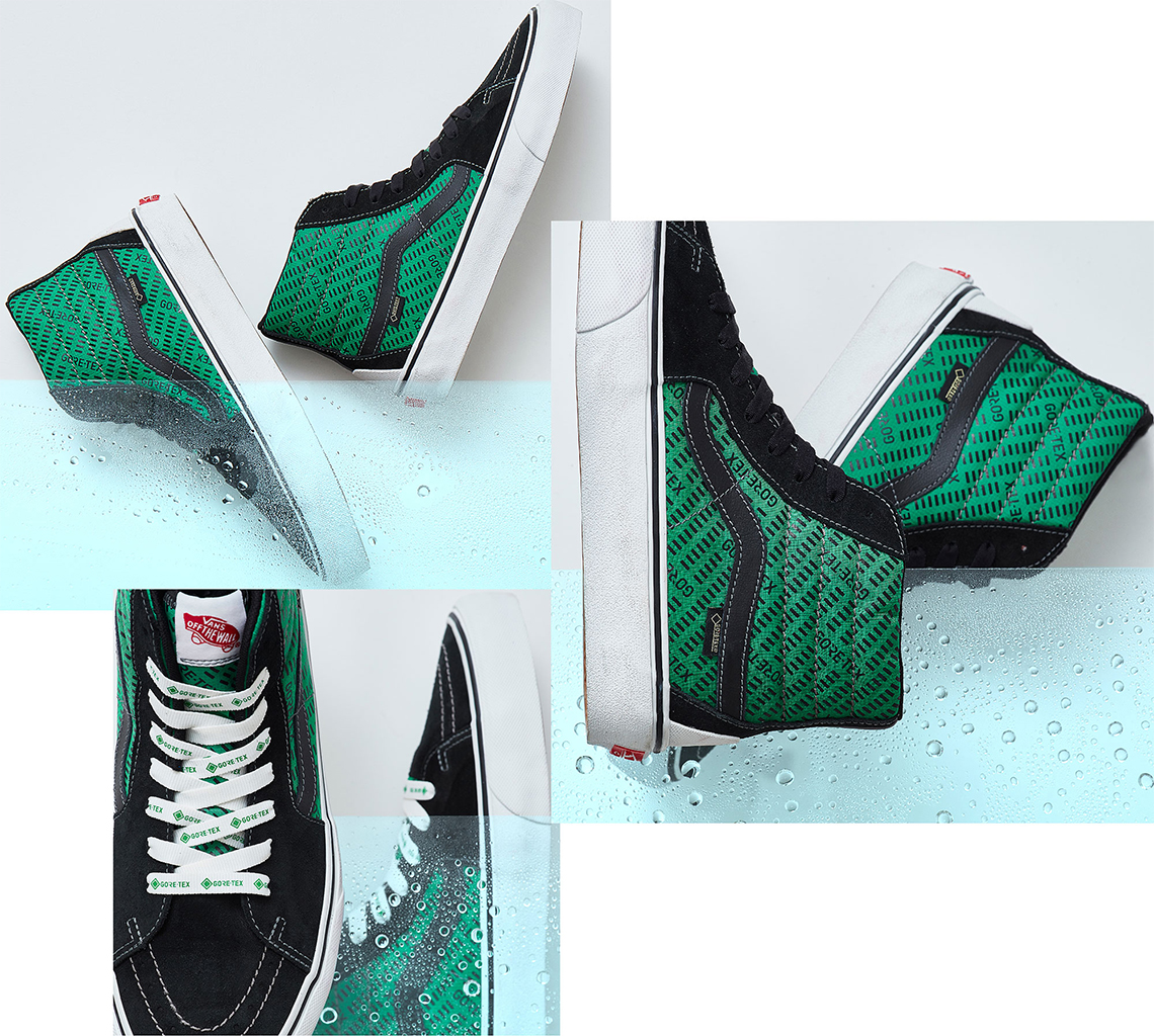 Vans Sk8 Hi Gore Tex Green Black