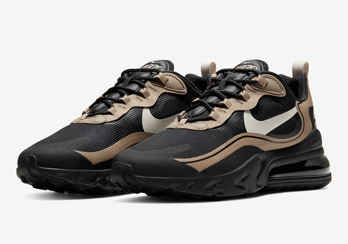 Nike Expands Its "Just Do It" Range With Black And Tan Air Max 270 Reacts