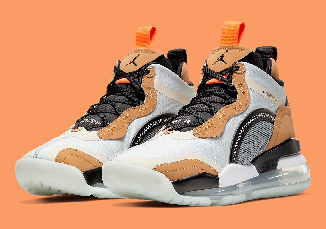 The Futuristic Jordan Aerospace 720 Adorns "Rookie Of The Year" Color Themes