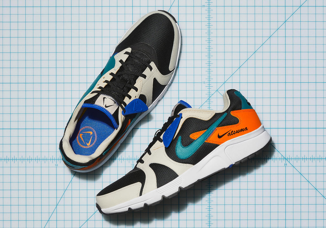 Nike Repurposes Offcuts To Craft The Retro Stylized Atsuma Runner