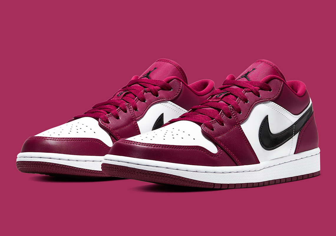 Air Jordan 1 Low Noble Red 553558 604 2