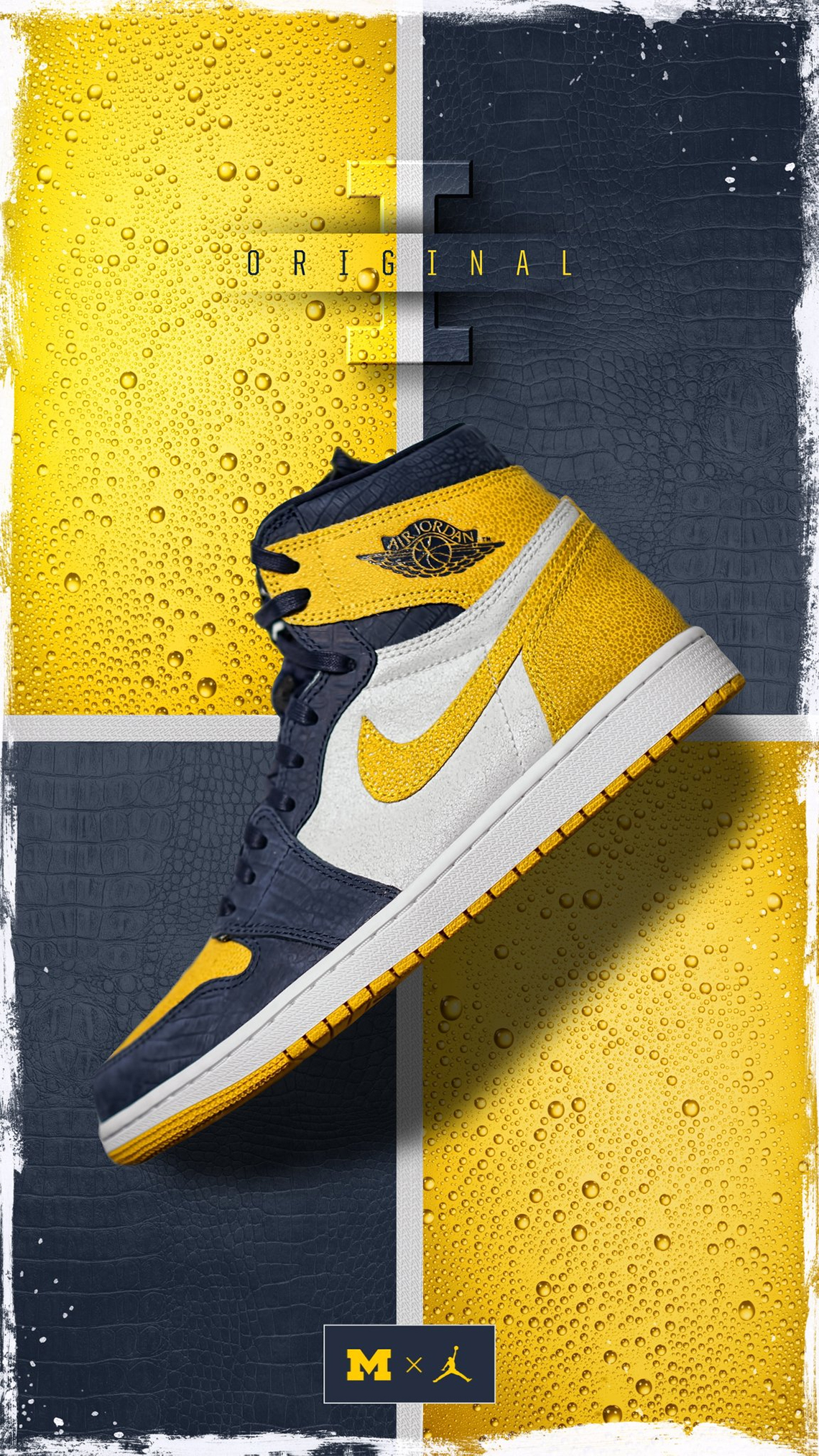 Air Jordan 1 Retro High Og Michigan Football Pe 1