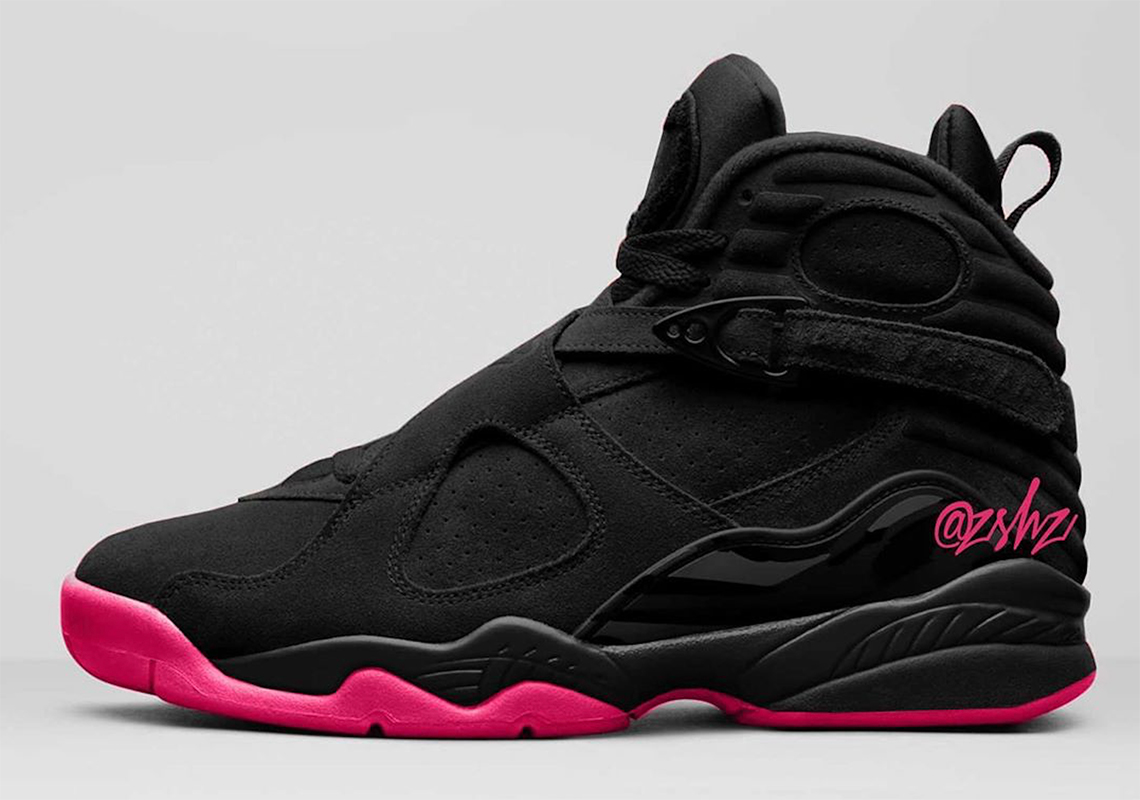 A Black/Pink Air Jordan 8 Retro Is Releasing In 2020