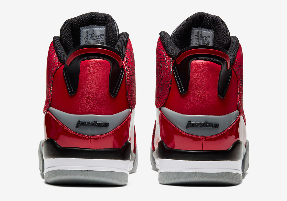 Jordan Dub Zero Varsity Red Black Grey 311046 600 6