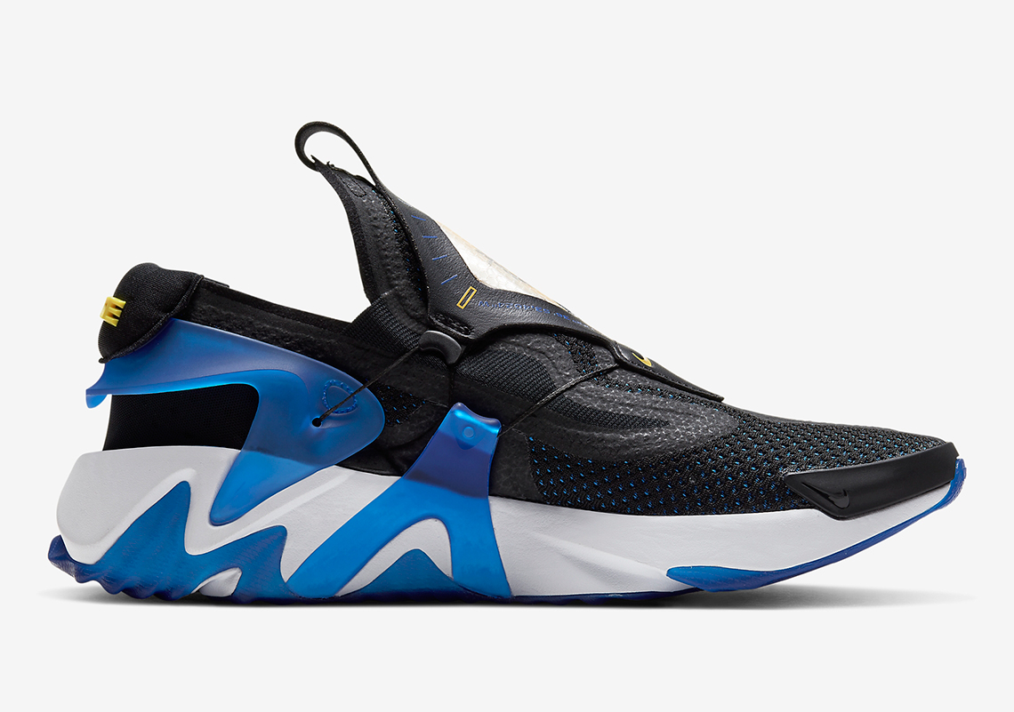 Nike Adapt Huarache Black Racer Blue Bv6397 002 1