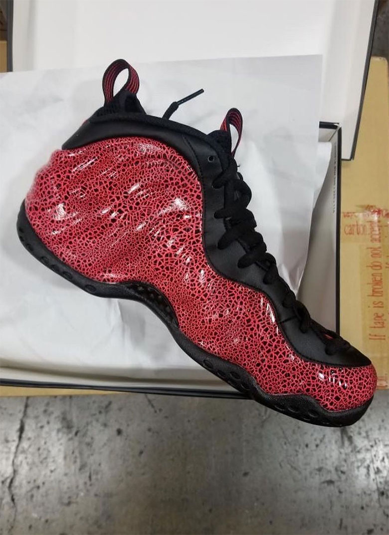 Nike Air Foamposite One Black Bright Crimson 314996 014 3