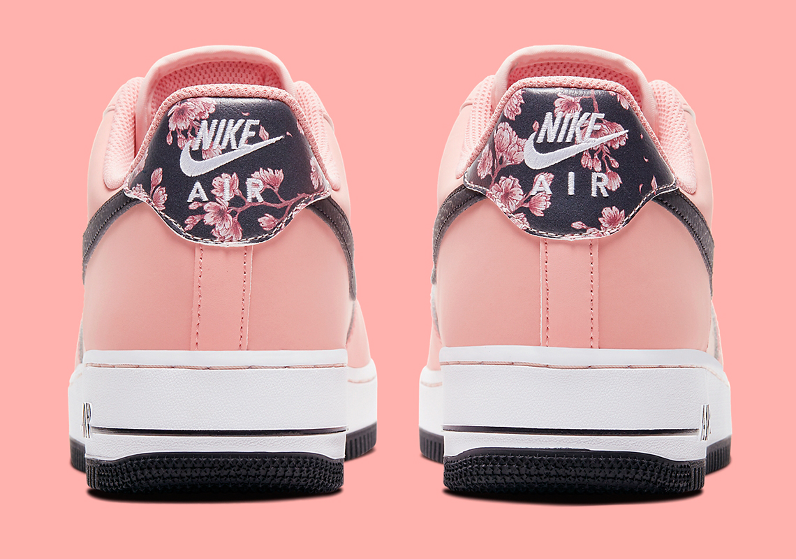 Nike Adds Floral Patterns To The Air Force 1 Low “Pink Quartz”