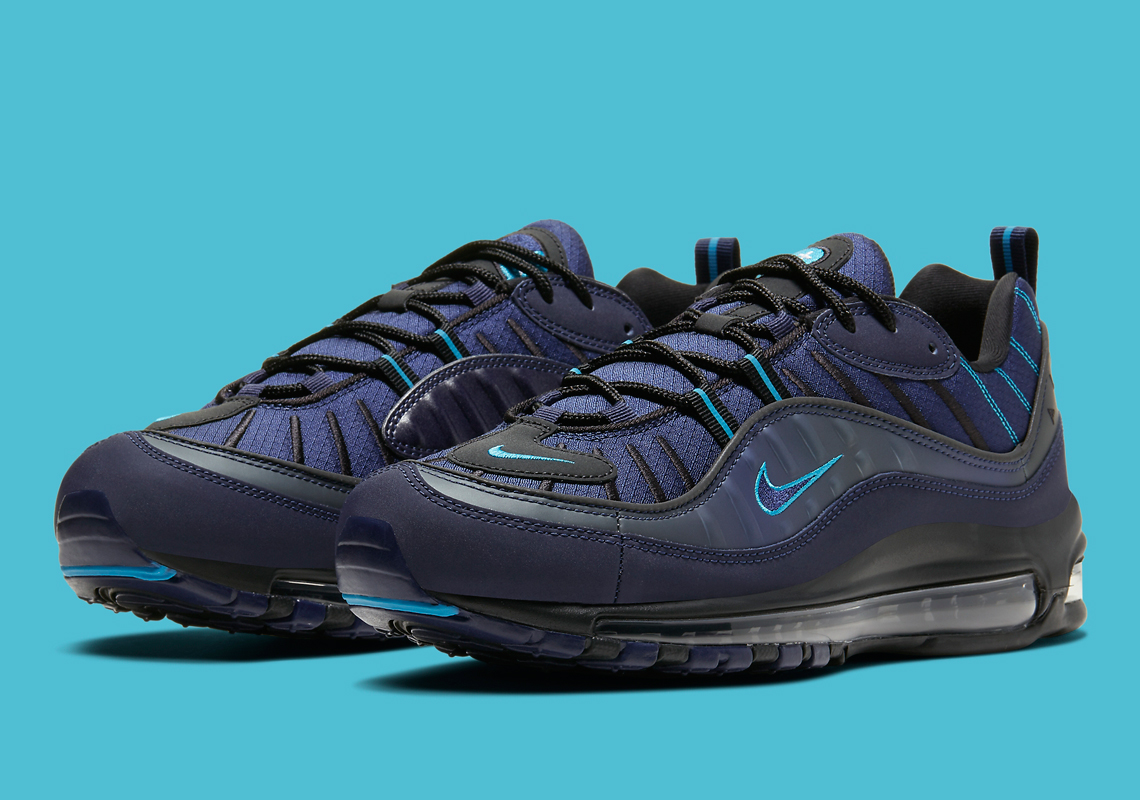 The Nike Air Max 98 Appears In Dark Navy And UNC Blue