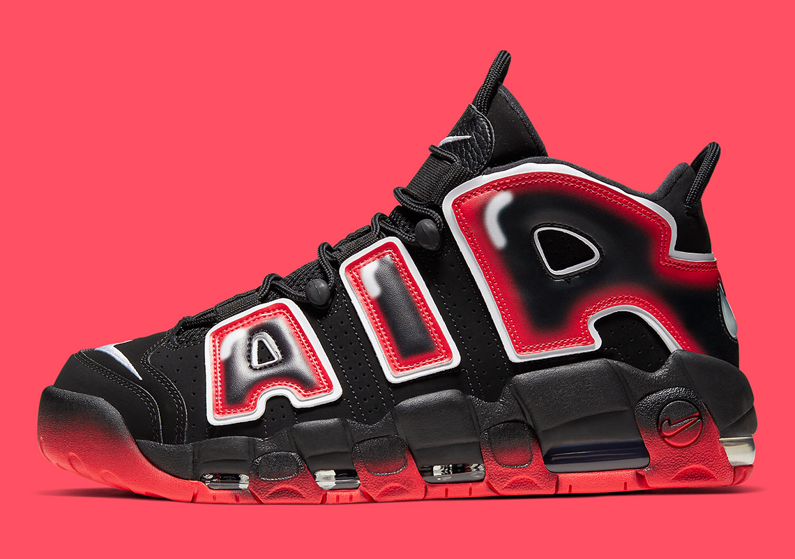 Nike Air More Uptempo Cj6129 001 Laser Crimson 1