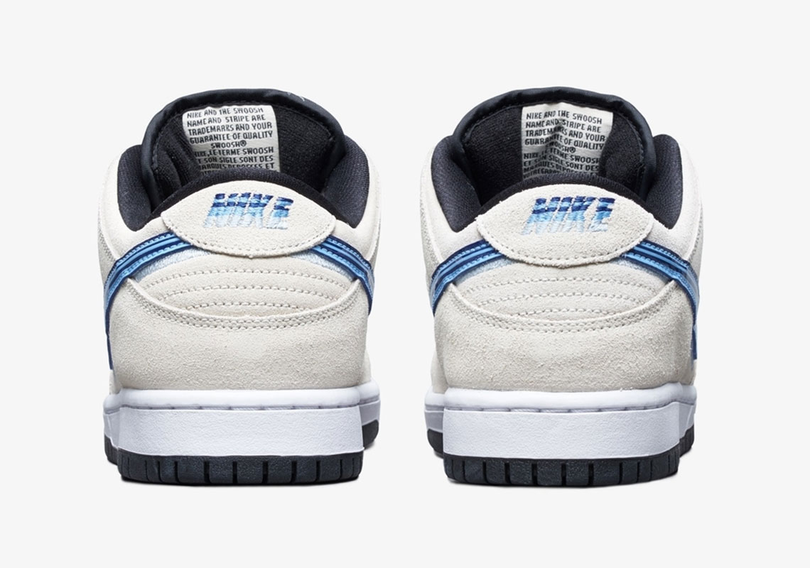 Nike Sb Dunk Low Pro Light Cream Deep Royal Blue 2