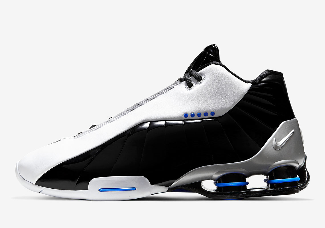 Nike Shox Bb4 White Black Royal At7843 102 6