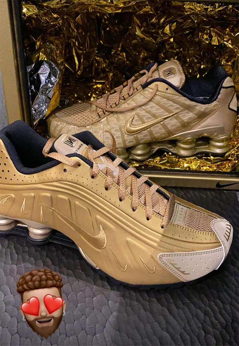 Nike Shox Tl Neymar Gold