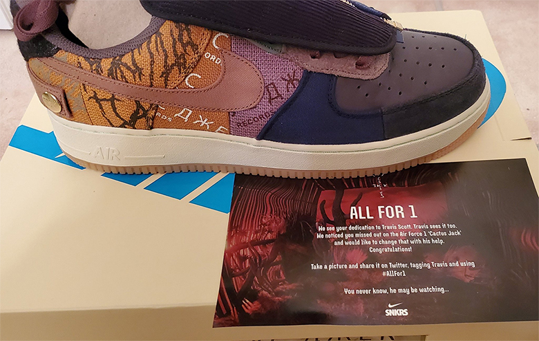 Nike Travis Scott Af1 Free Pair 2