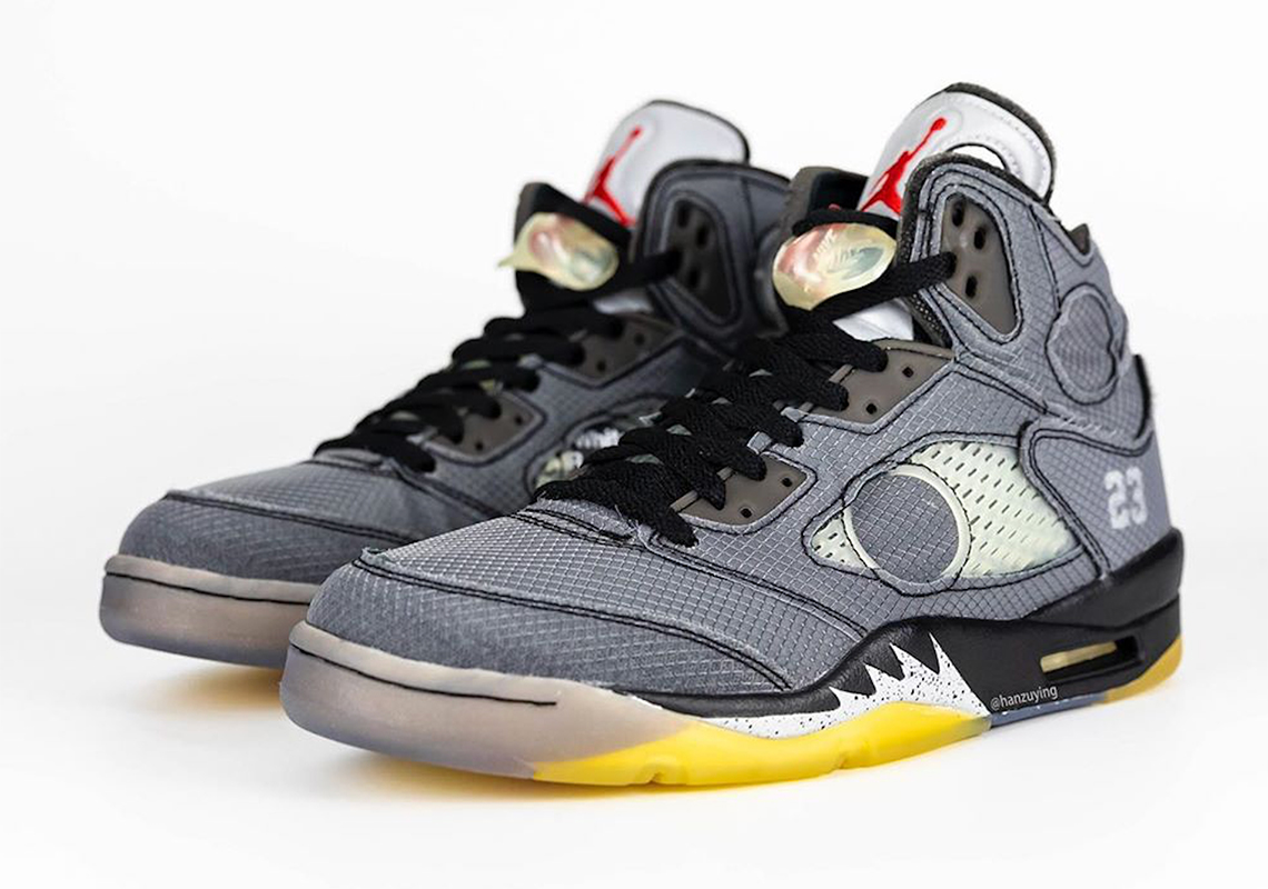 Detailed Look At The Upcoming Off-White x Air Jordan 5