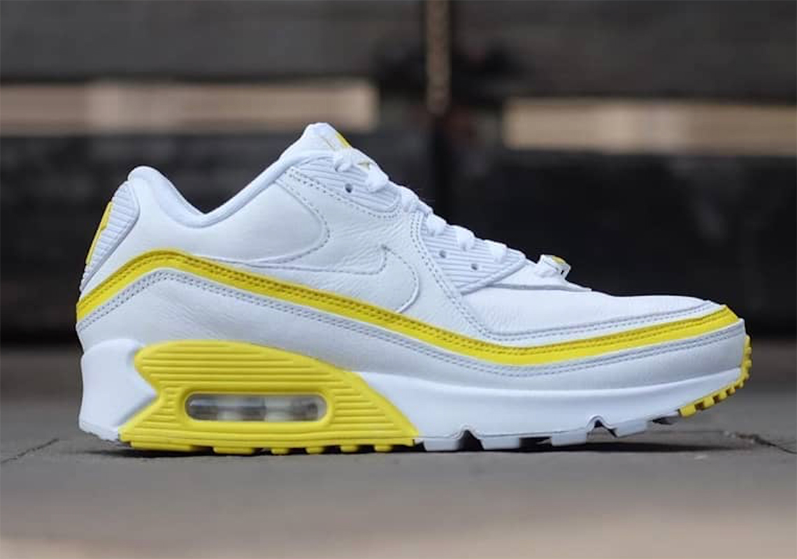 Undefeated Nike Air Max 90 Optic Yellow White Cj7197 101 2