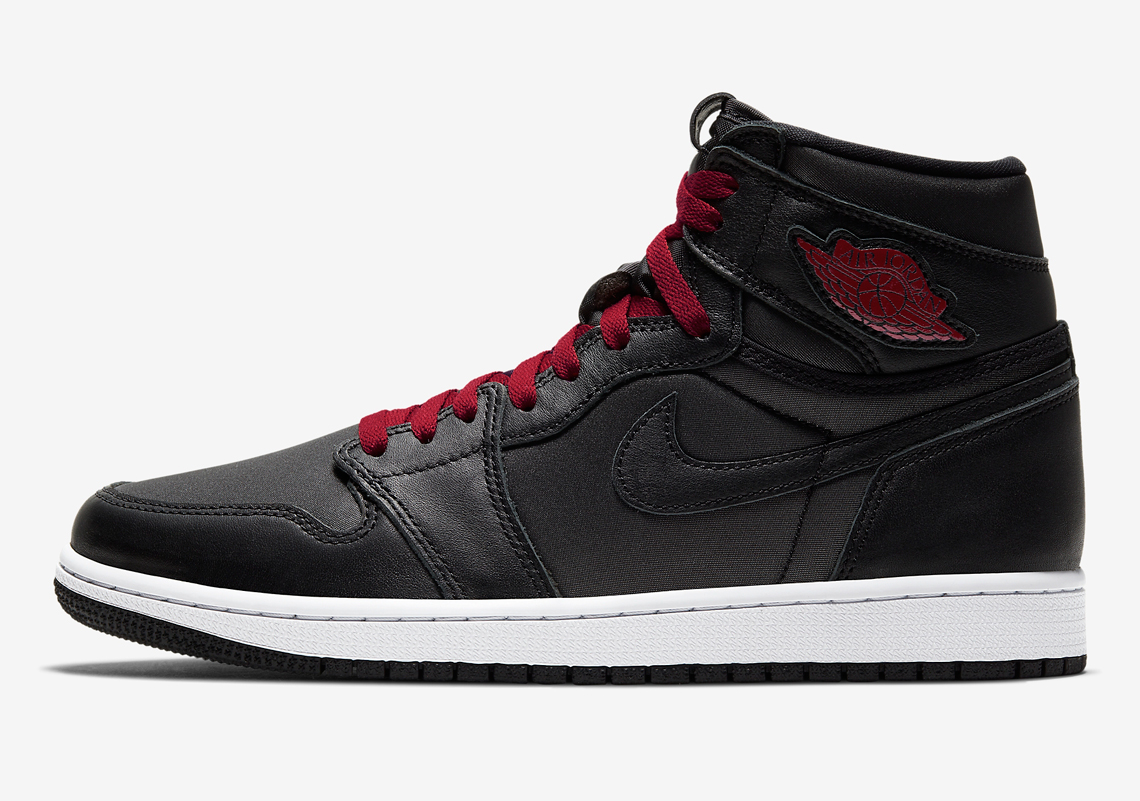 Air Jordan 1 High Black Satin 555088 060 5