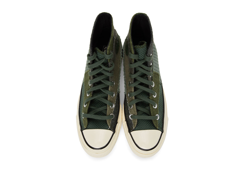 Converse Chuck 70 High Green Patchwork 2