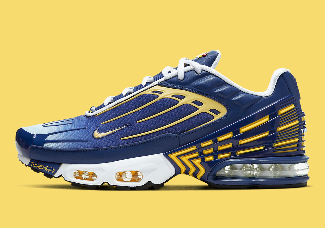 The Nike Air Max Plus 3 Emerges In Deep Royal And Topaz Yellow