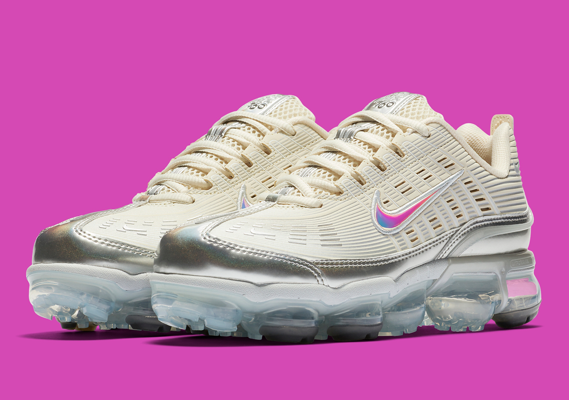 The Nike Air Vapormax 360 For Women Arrives In An Elegant Cream And Silver