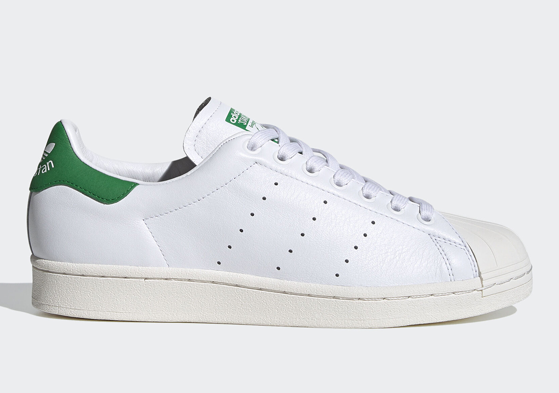 Adidas Superstan White Green Fw9328 1