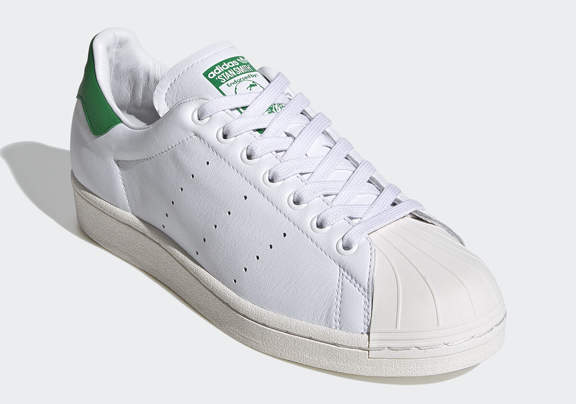 The adidas Superstan Is A Hybrid Of The Brand's Two Most Iconic Originals Models