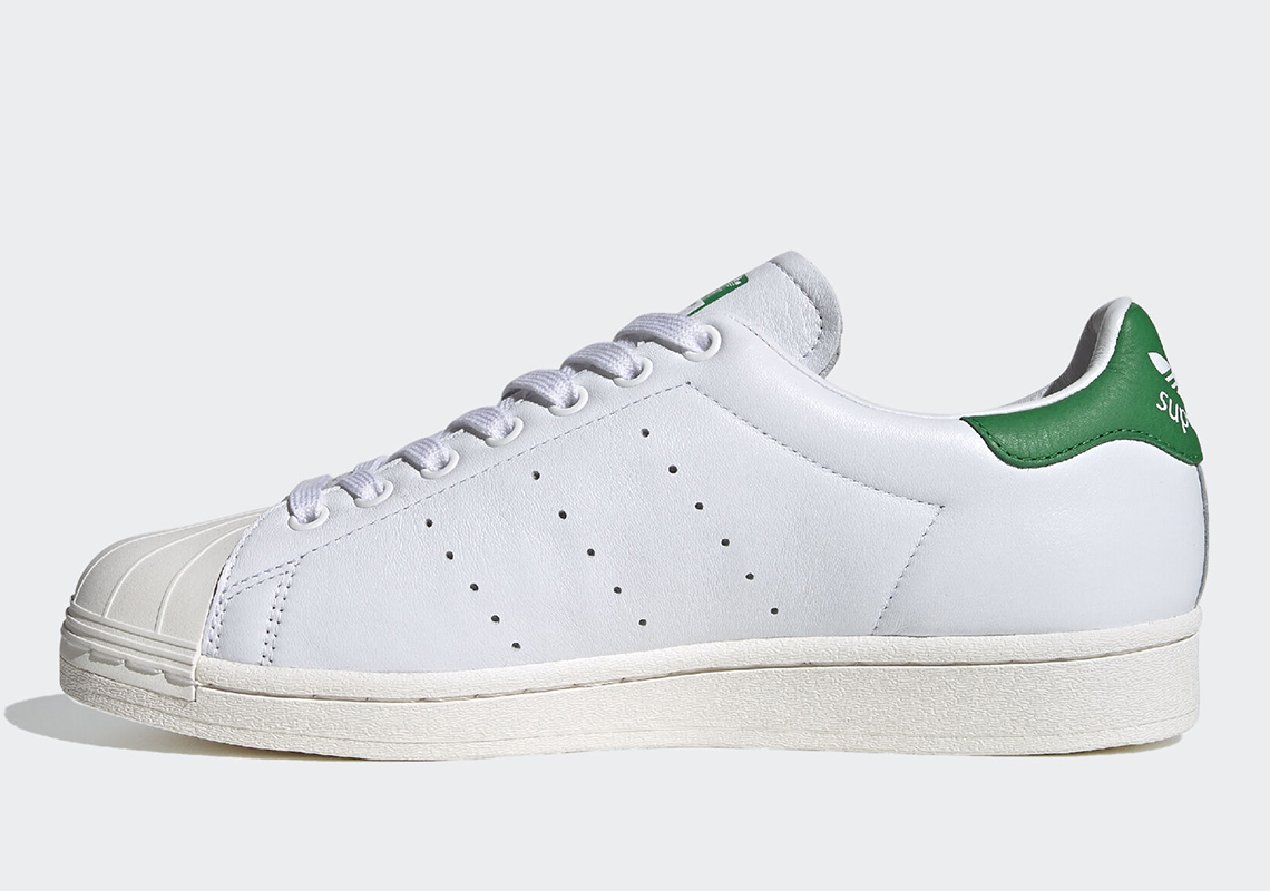 Adidas Superstan White Green Fw9328 6