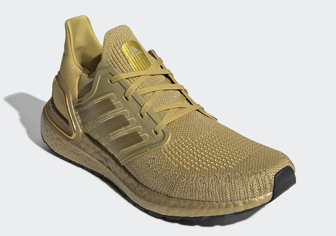 Adidas Ultra Boost 20 Gold Eg1343 4