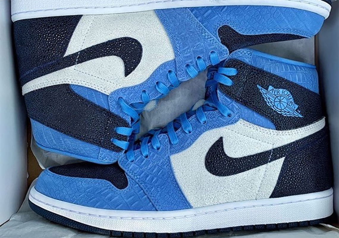 The North Carolina Tar Heels Football Progam Is Receiving Their Own Air Jordan 1 Retro High OG PE