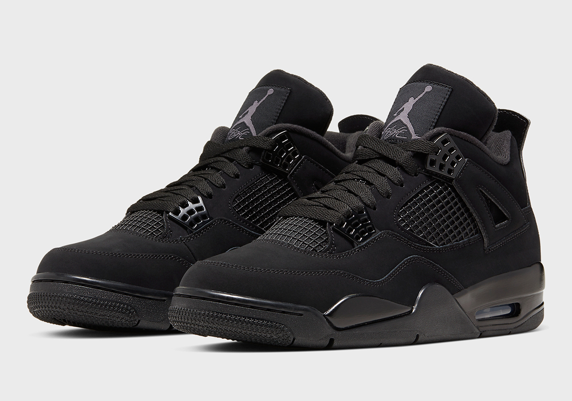 Official Images Of The Air Jordan 4 "Black Cat"