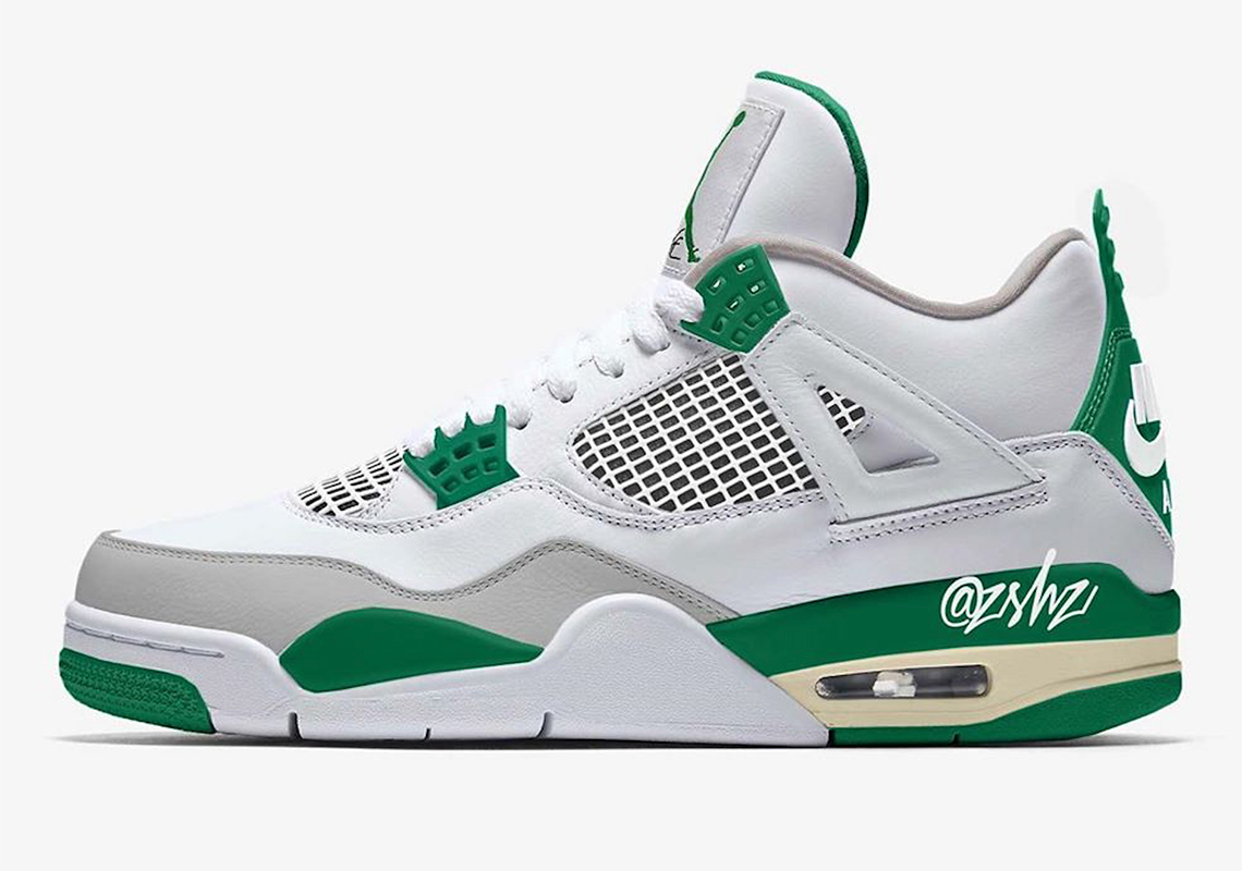 Details Of An Upcoming Air Jordan 4 “Pine Green” Emerge