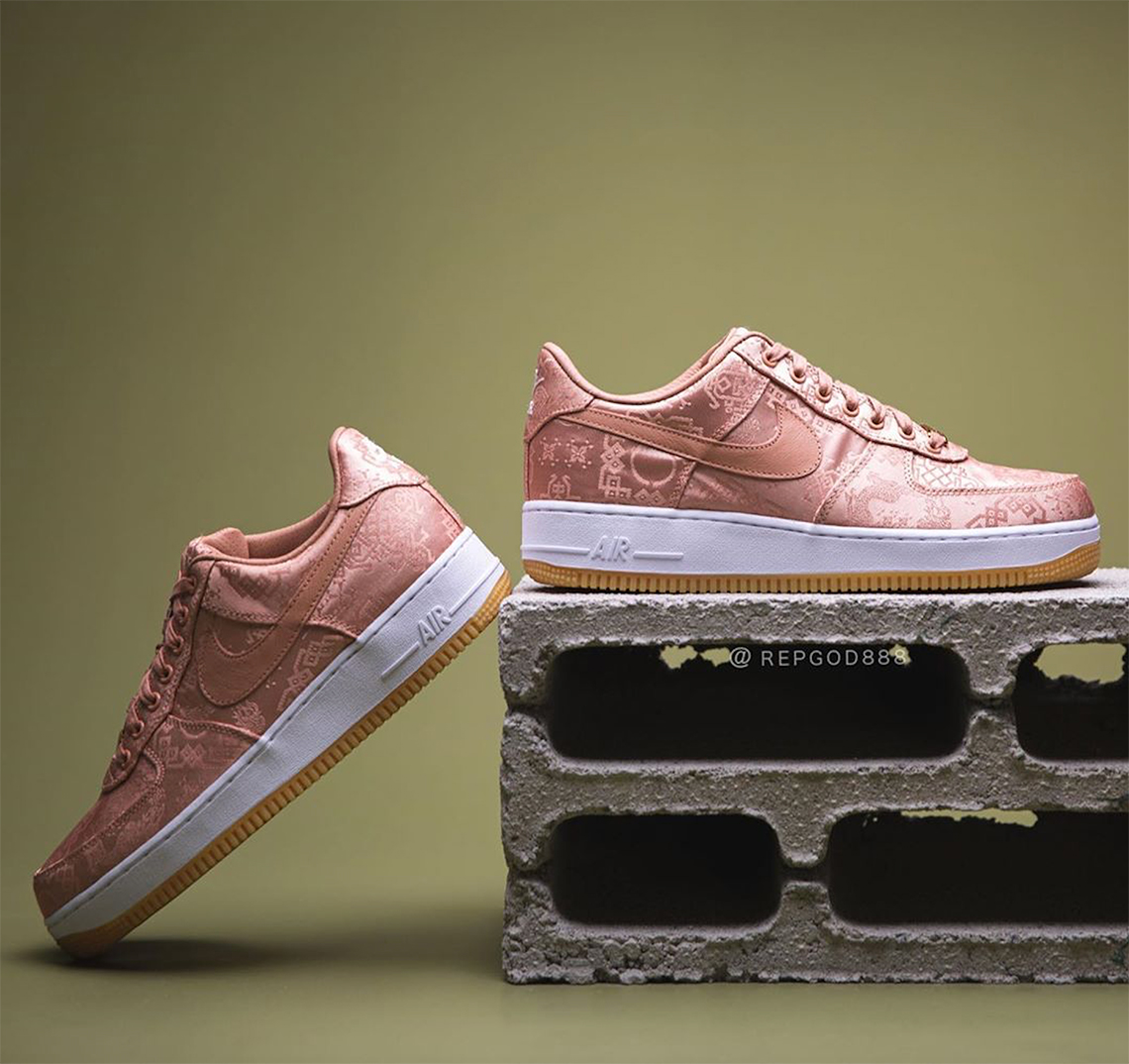 Clot Nike Air Force 1 Rose Gold Cj5290 600 4