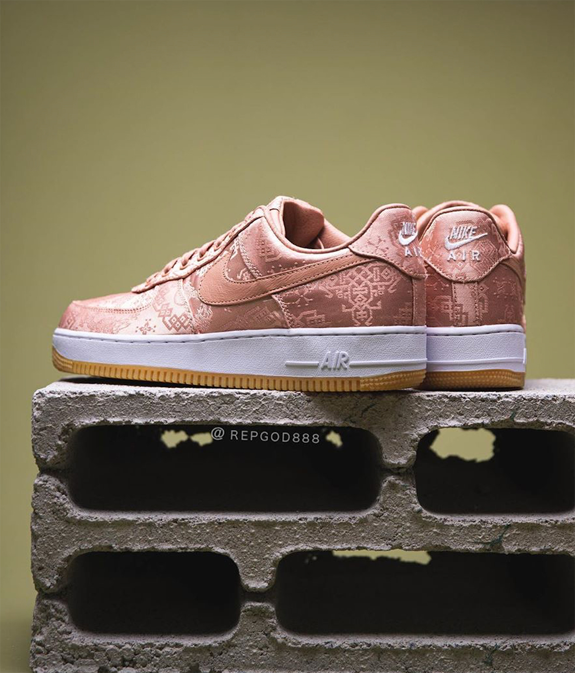 Clot Nike Air Force 1 Rose Gold Cj5290 600 5