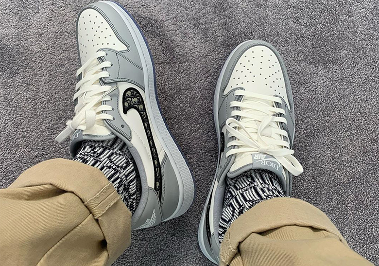 First Look At The Dior x Air Jordan 1 Low