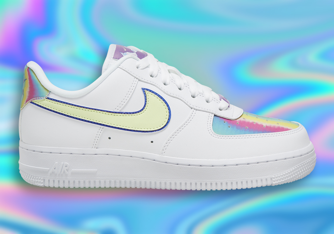 The Nike Air Force 1 Low "Easter" For 2020 Adds Iridescent Panels