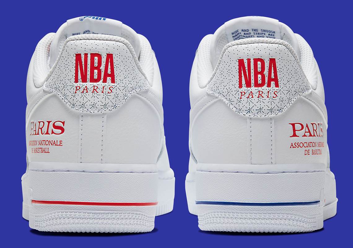 This Nike Air Force 1 Commemorates The Upcoming NBA Game In Paris