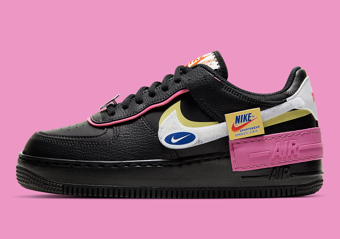 Nike Adds Removable Patches To the Air Force 1 Shadow