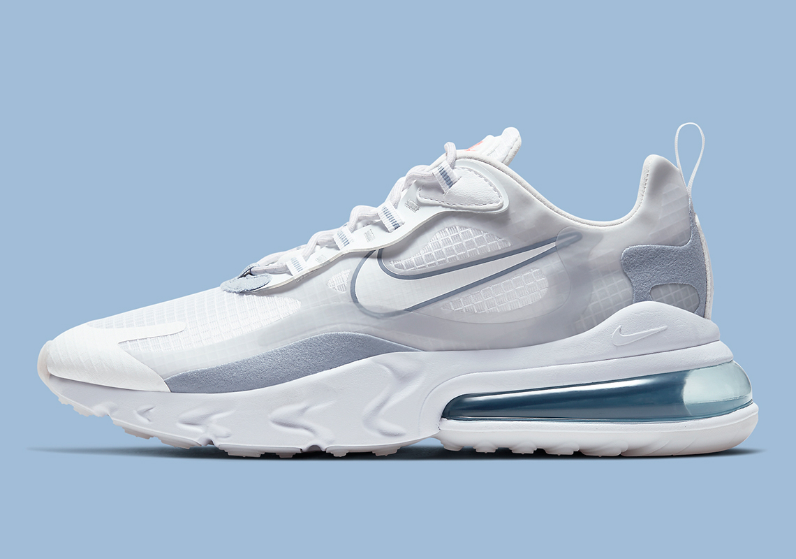 The Nike Air Max 270 React Adds Pure Platinum And Indigo Fog Uppers