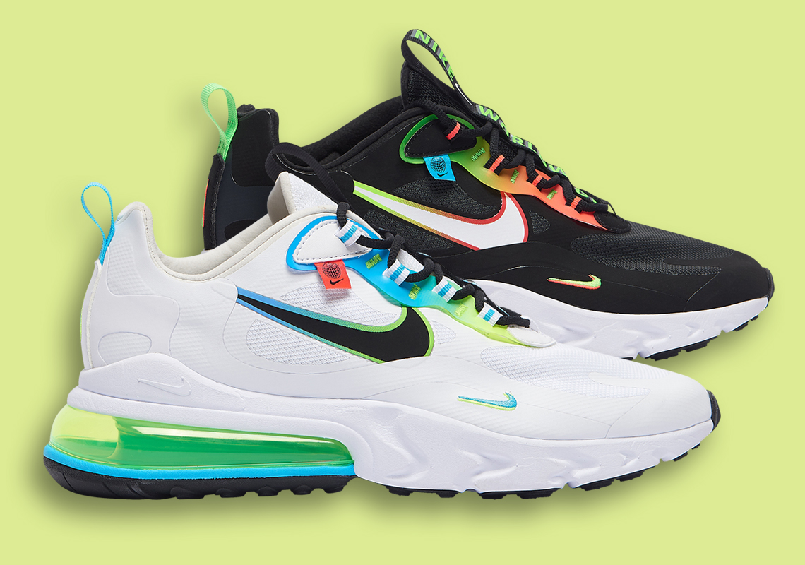 The Nike Air Max 270 React "Worldwide Pack" Adds Gradient Accents