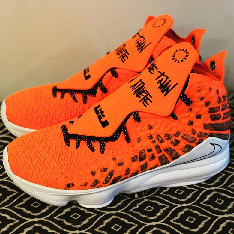 Nike Lebron 17 More Than An Athlete Orange 2